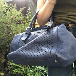 bright blue leather Kate spade purse